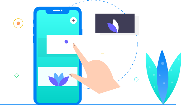 Drawning on phone image